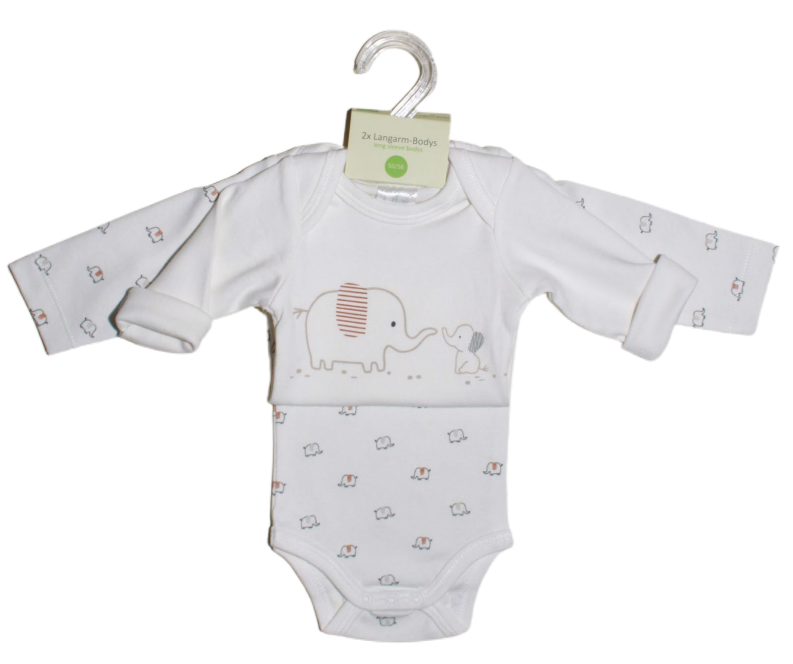 ELEFANTEN Body in weiß 2er-Pack - ALBAY