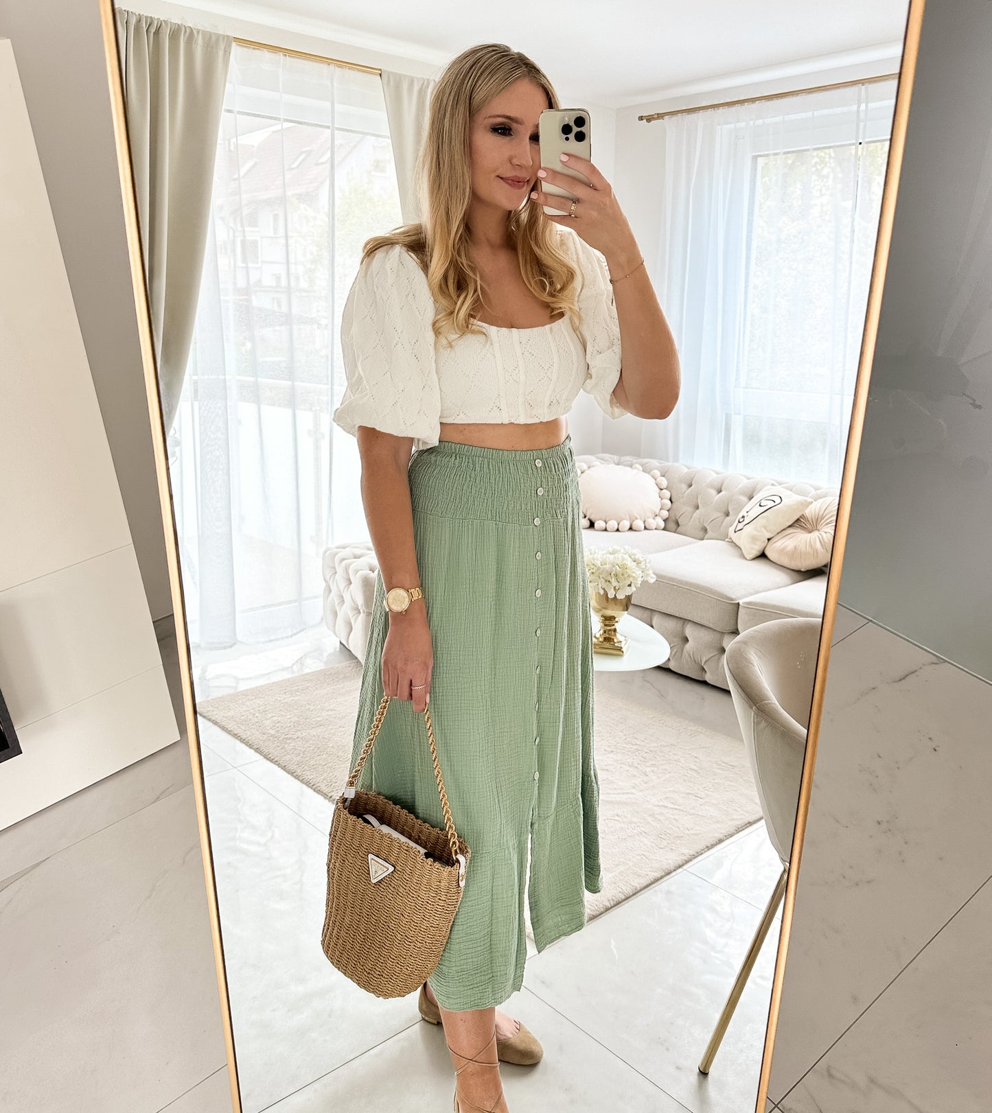 ALIYA Musselin Rock in mint