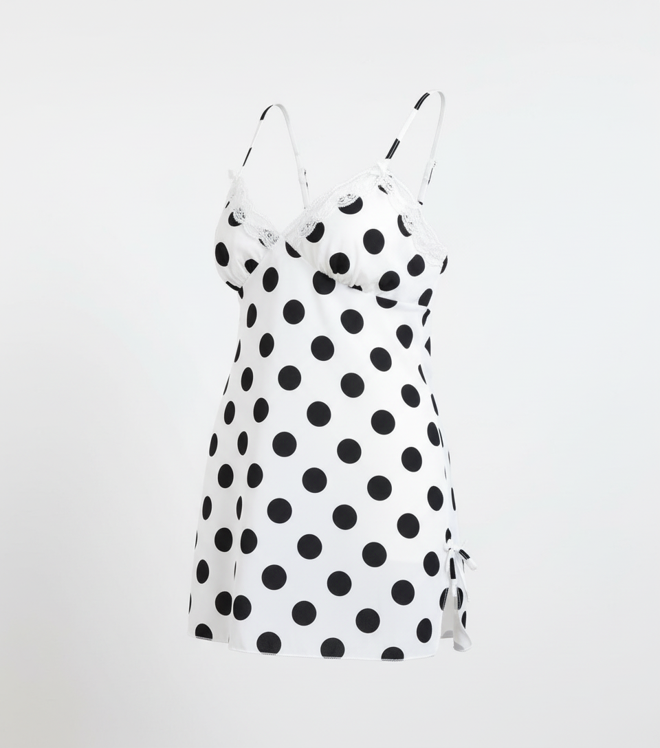 DOTS Nachthemd in weiß