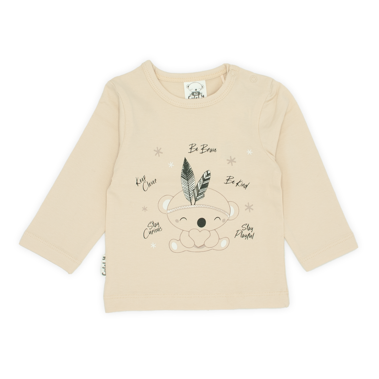 ALIA Langarmshirt in beige - ALBAY