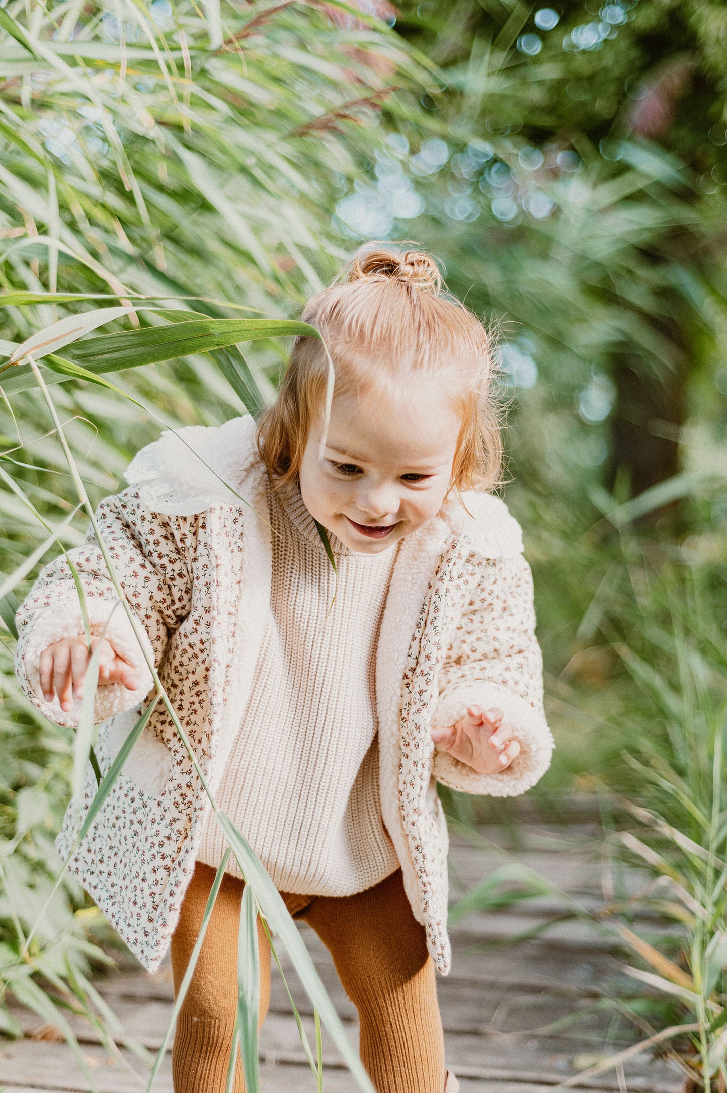 ZALINA Jacke mit Rüschen mit Blümchenmuster in creme - ALBAY
