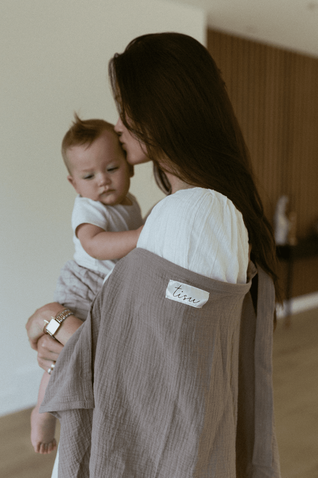 TISU Stilltuch in pale taupe