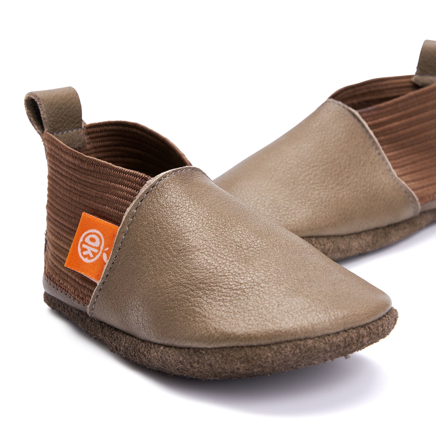 ELASTIE Kinder-Hausschuhe in beige