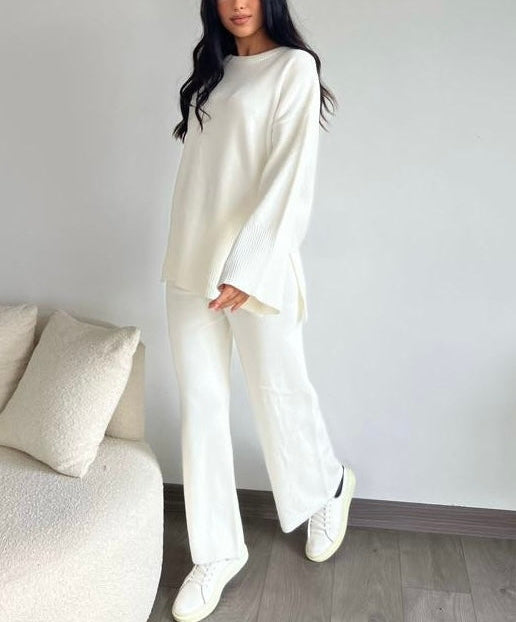 JOY Strickset in cremeweiß