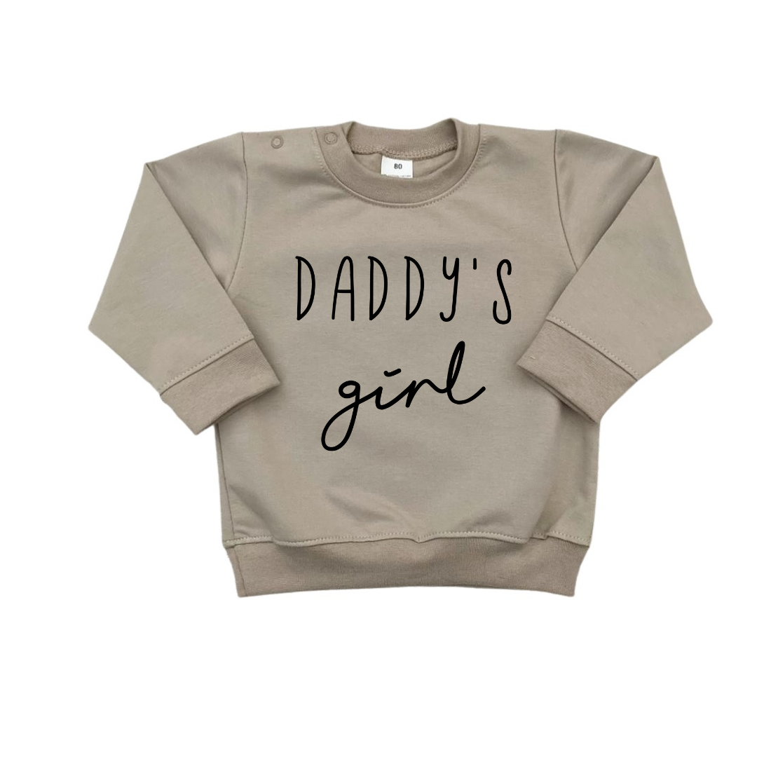 DADDY'S GIRL Pullover in sandfarbe - ALBAY