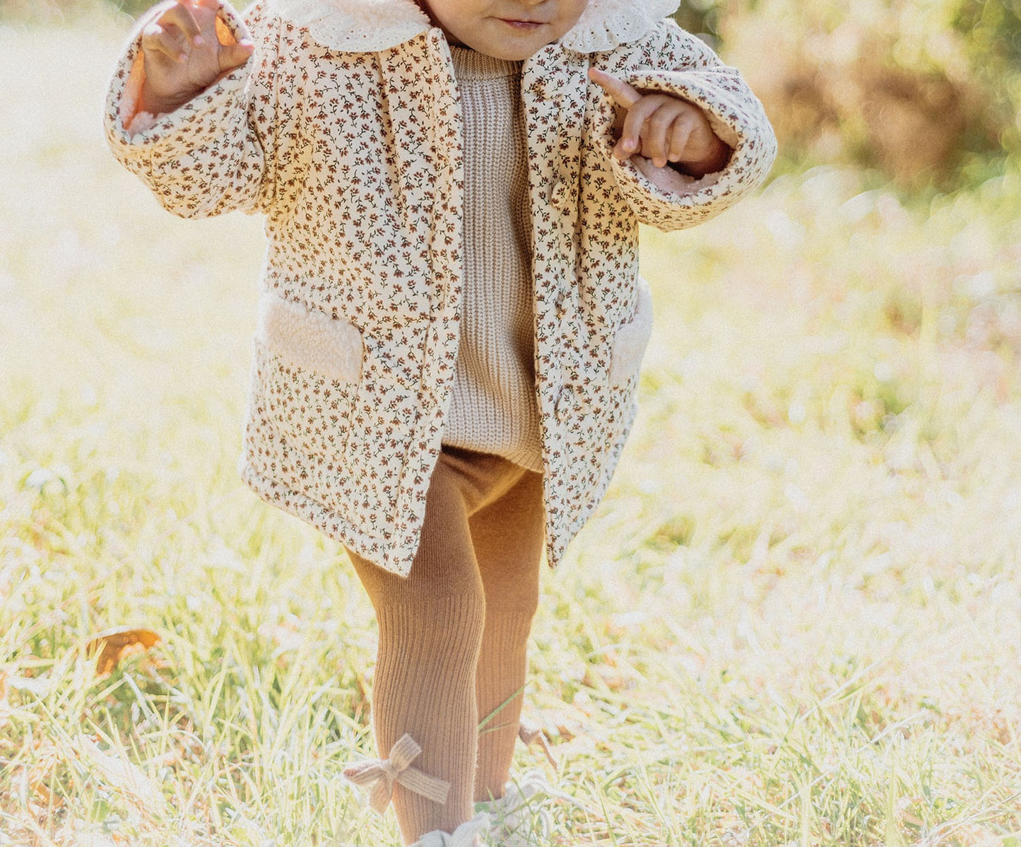 ZALINA Jacke mit Rüschen mit Blümchenmuster in creme - ALBAY