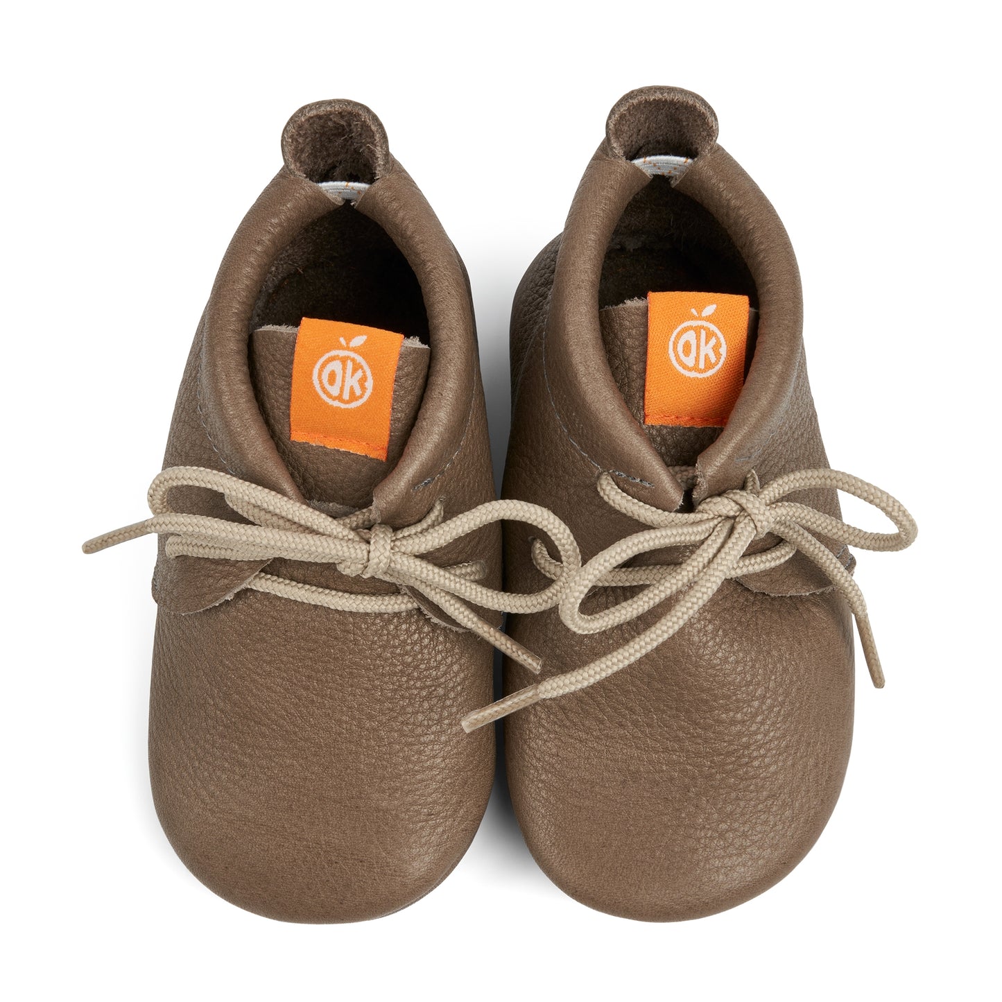 AMIGO Barfußschuhe zum Schnüren in beige