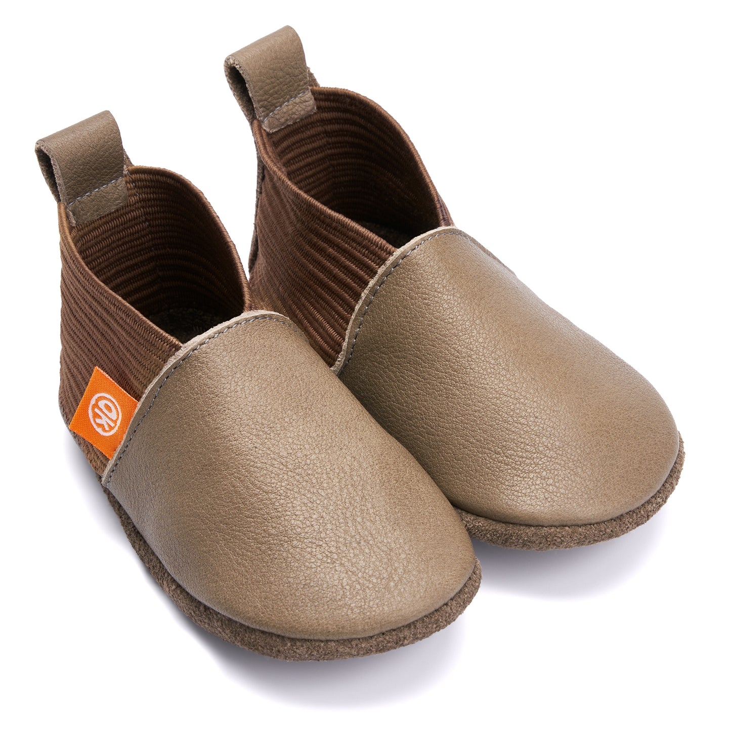 ELASTIE Kinder-Hausschuhe in beige