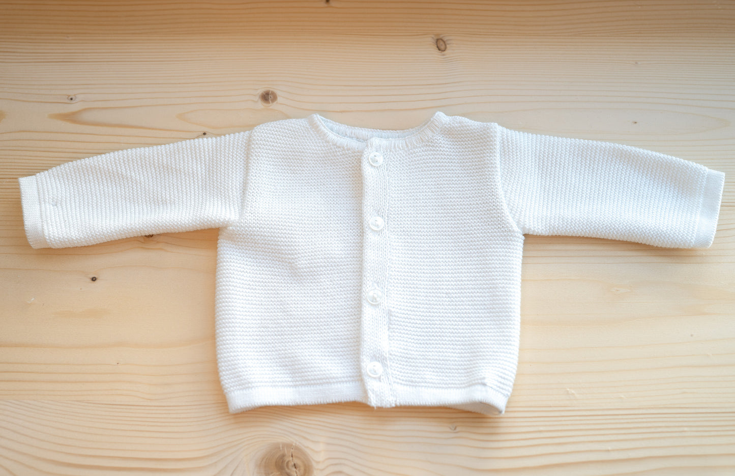 ZANA Newborn Strick Set in weiß - ALBAY