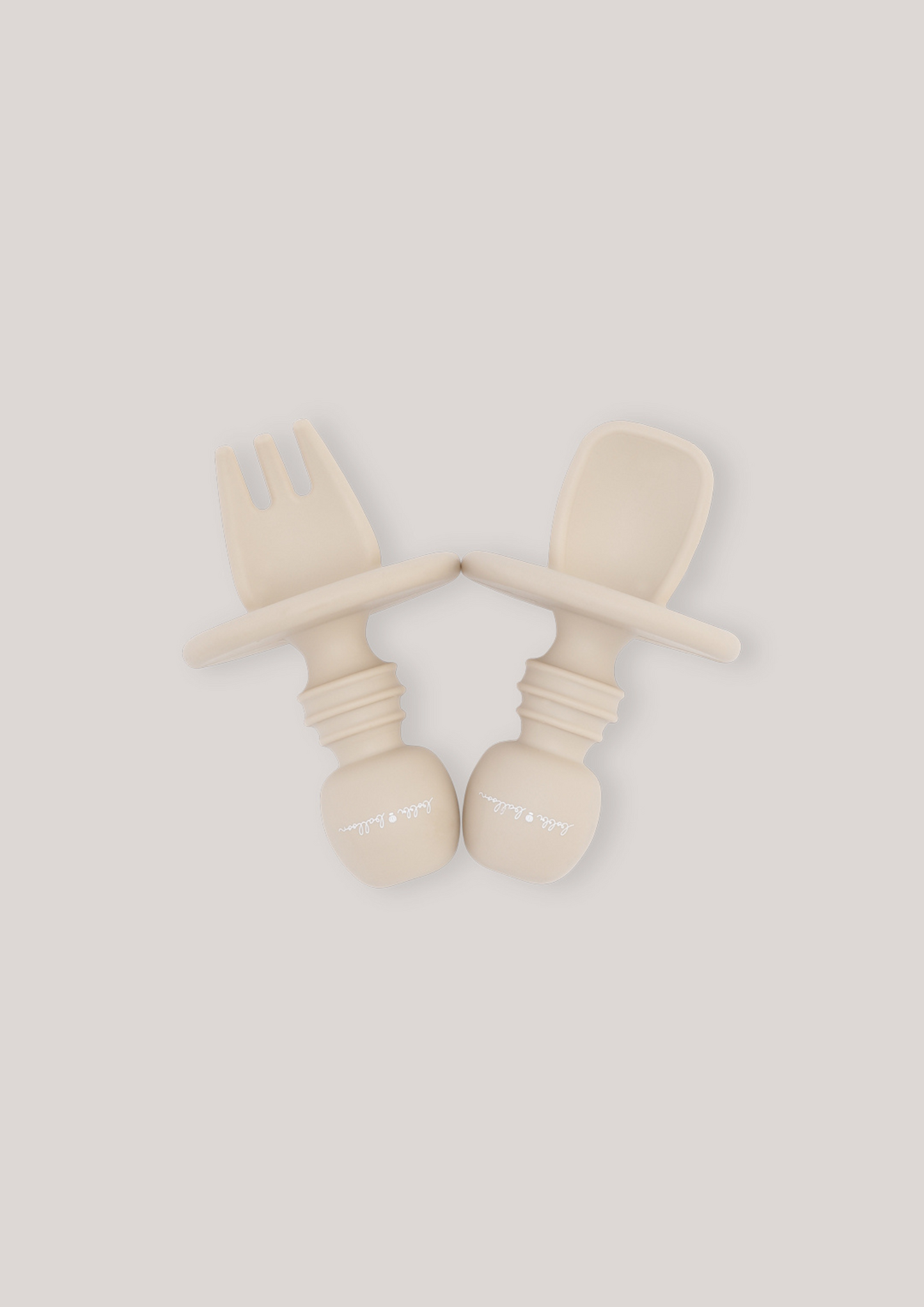 BOBBI Esslern Besteck aus Silikon in beige - ALBAY