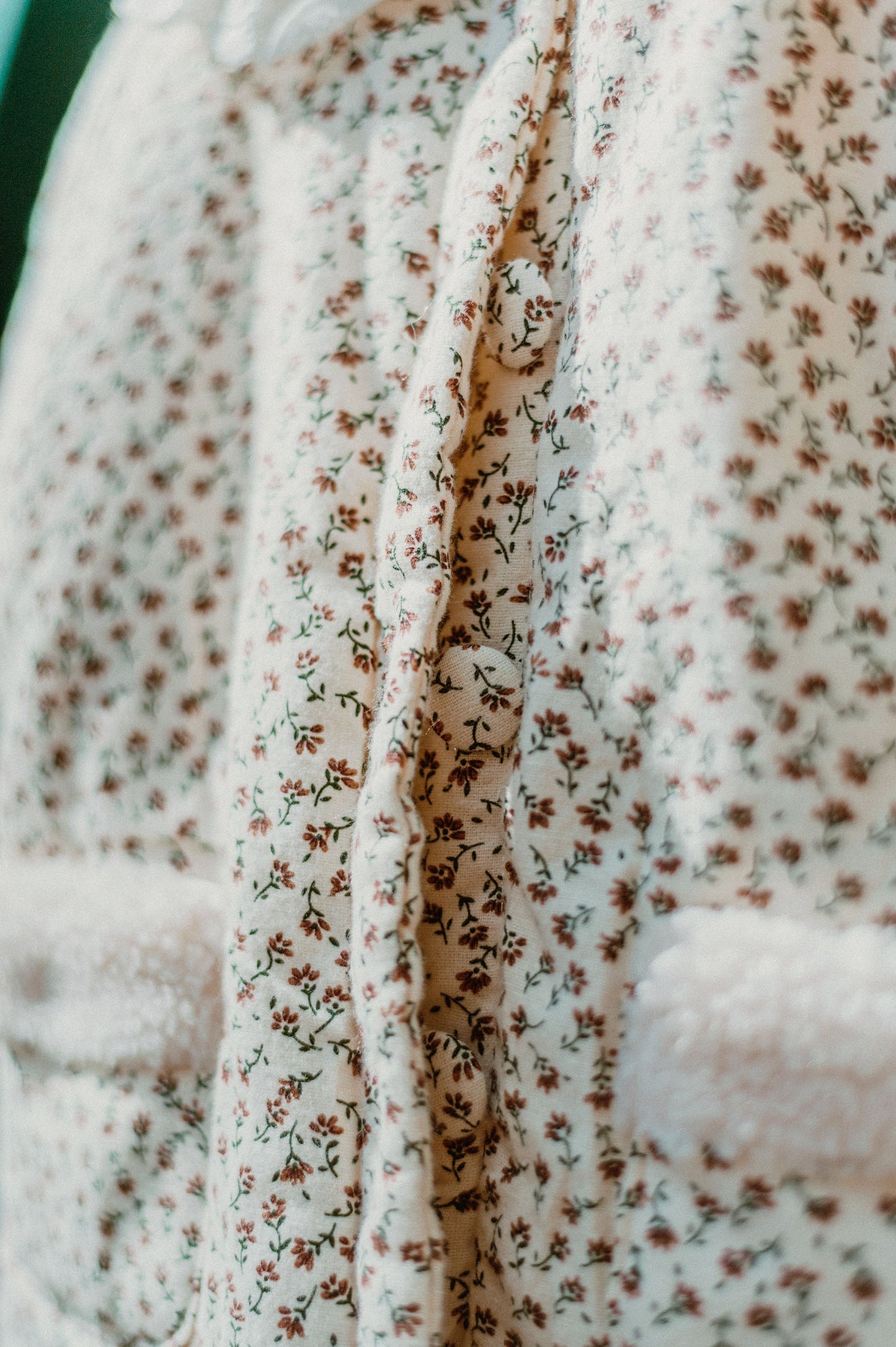 ZALINA Jacke mit Rüschen mit Blümchenmuster in creme - ALBAY