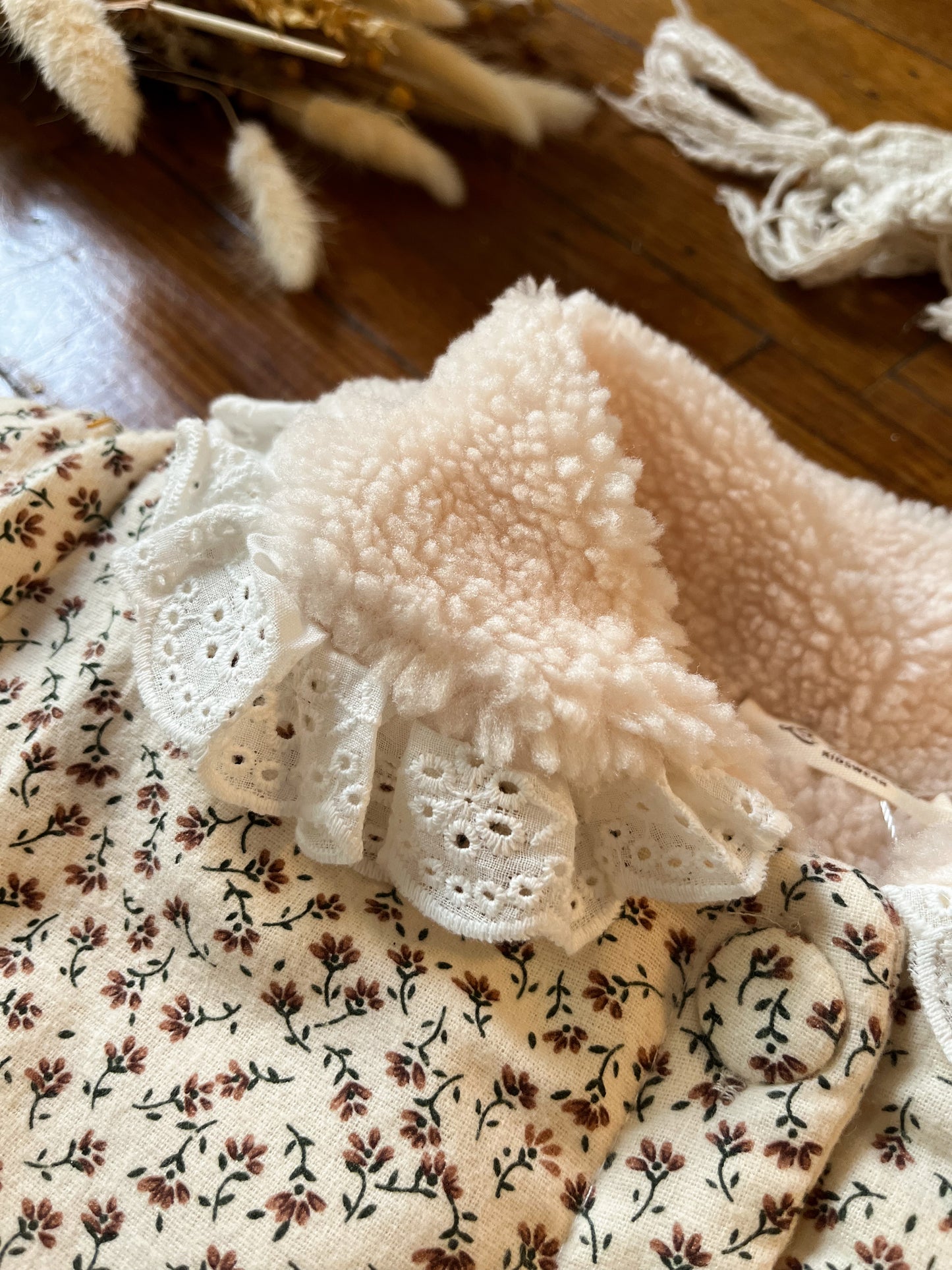 ZALINA Jacke mit Rüschen mit Blümchenmuster in creme - ALBAY