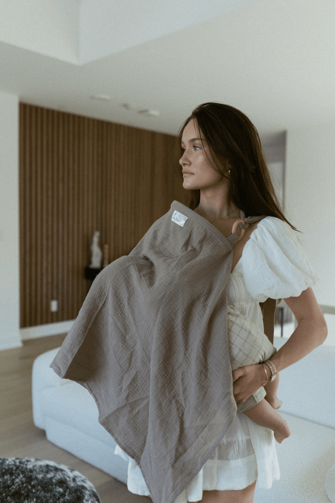 TISU Stilltuch in pale taupe