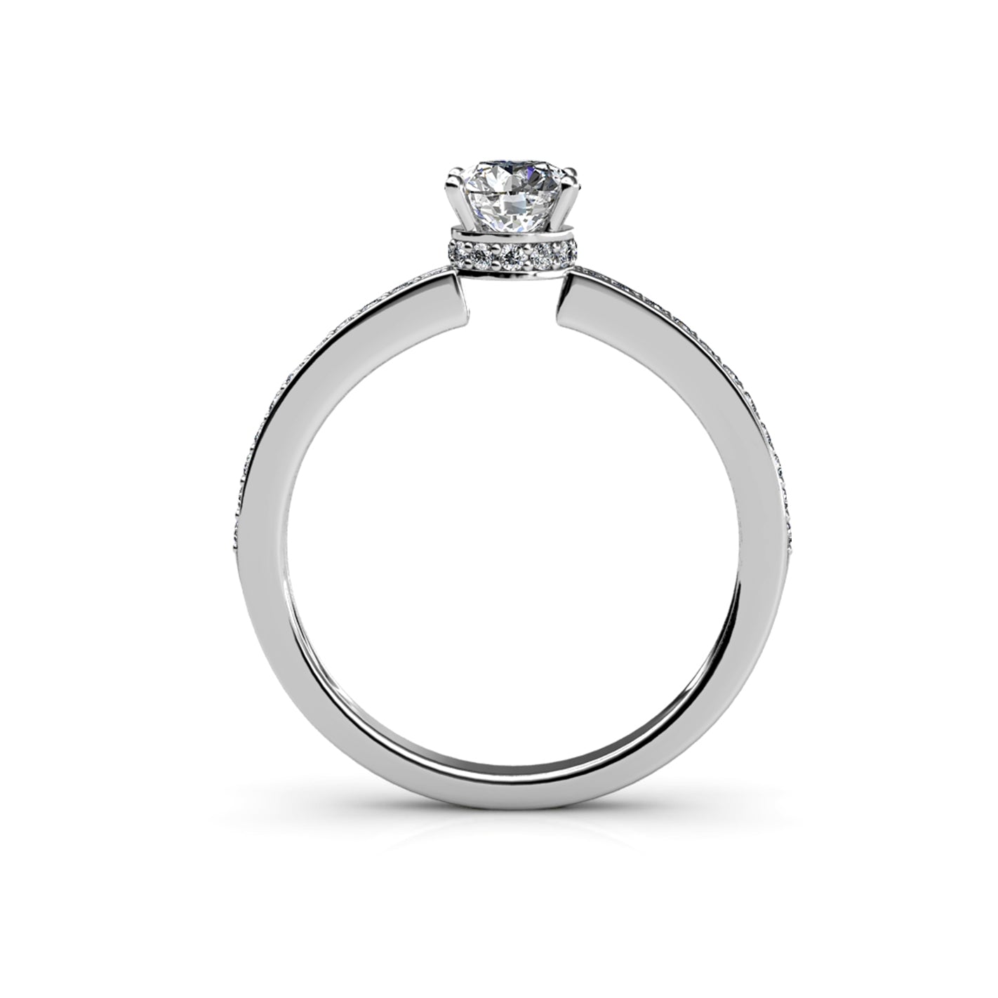 ELISE Ring - Silber und Kristall