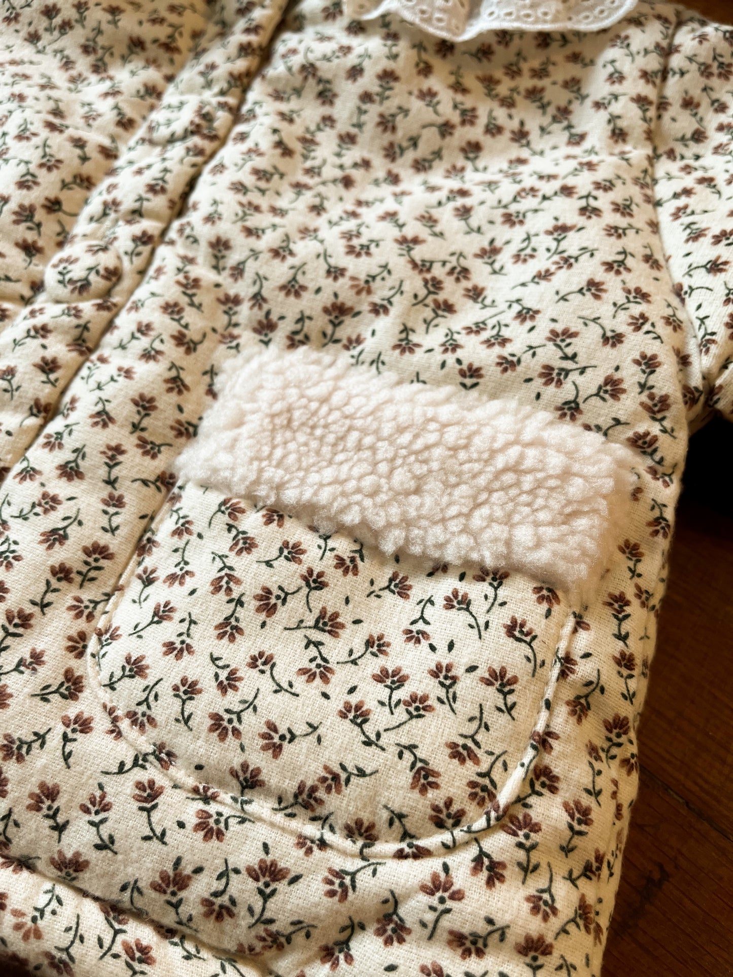 ZALINA Jacke mit Rüschen mit Blümchenmuster in creme - ALBAY