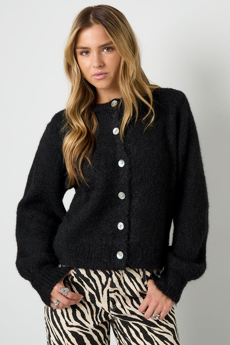 Gestrickte Polyesterfaser Damen-Cardigan Casual Einfarbig Herbst/Winter