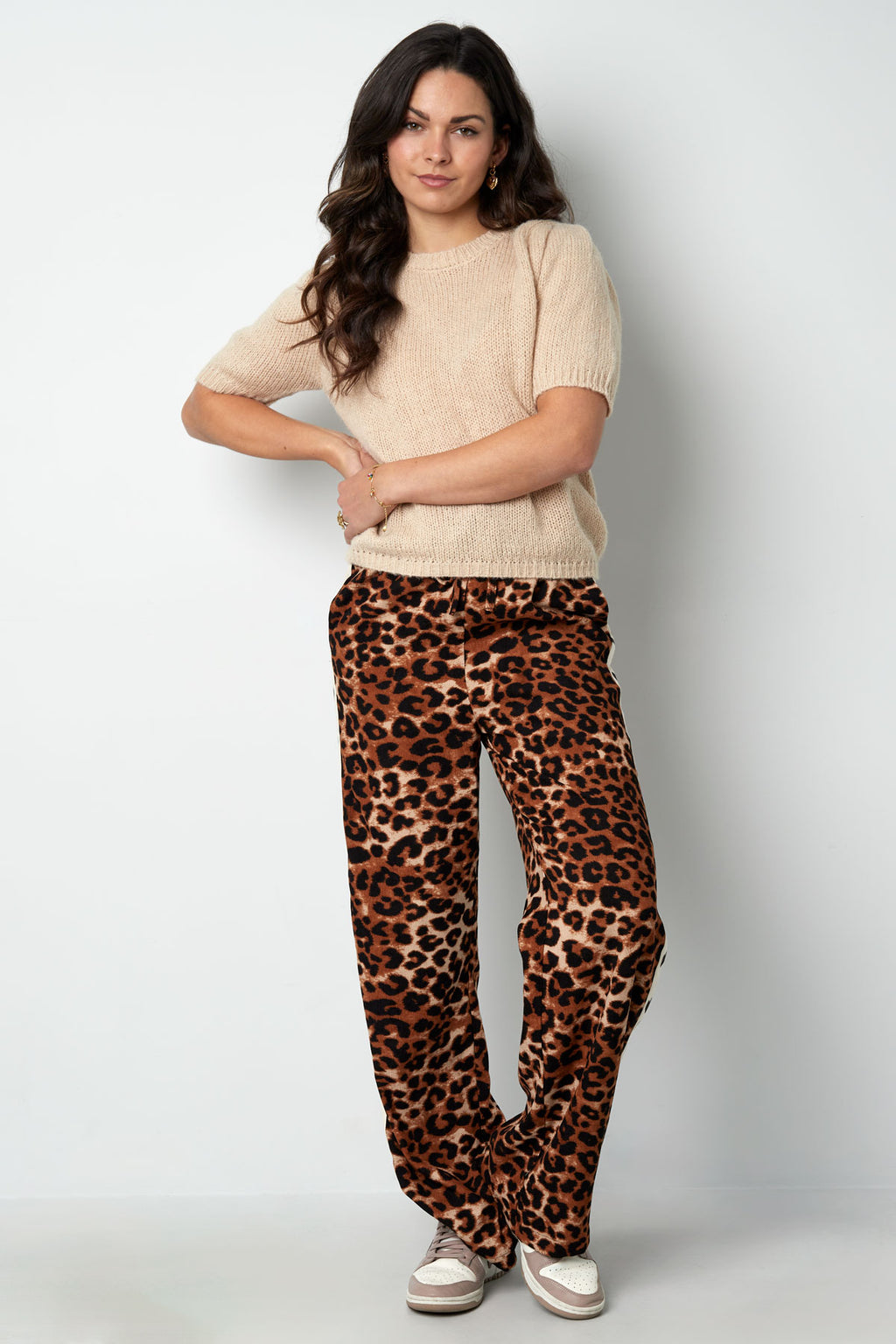 Nylon Damen Kurzarm Oberteil Gestrickt Rückenband Design