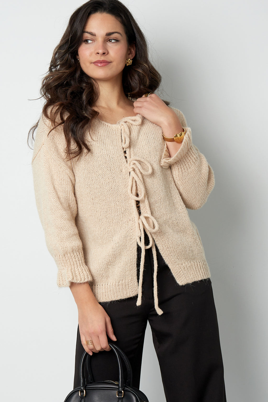 Nylon Damen Kurzarm Oberteile Oversized Mit Schnürung