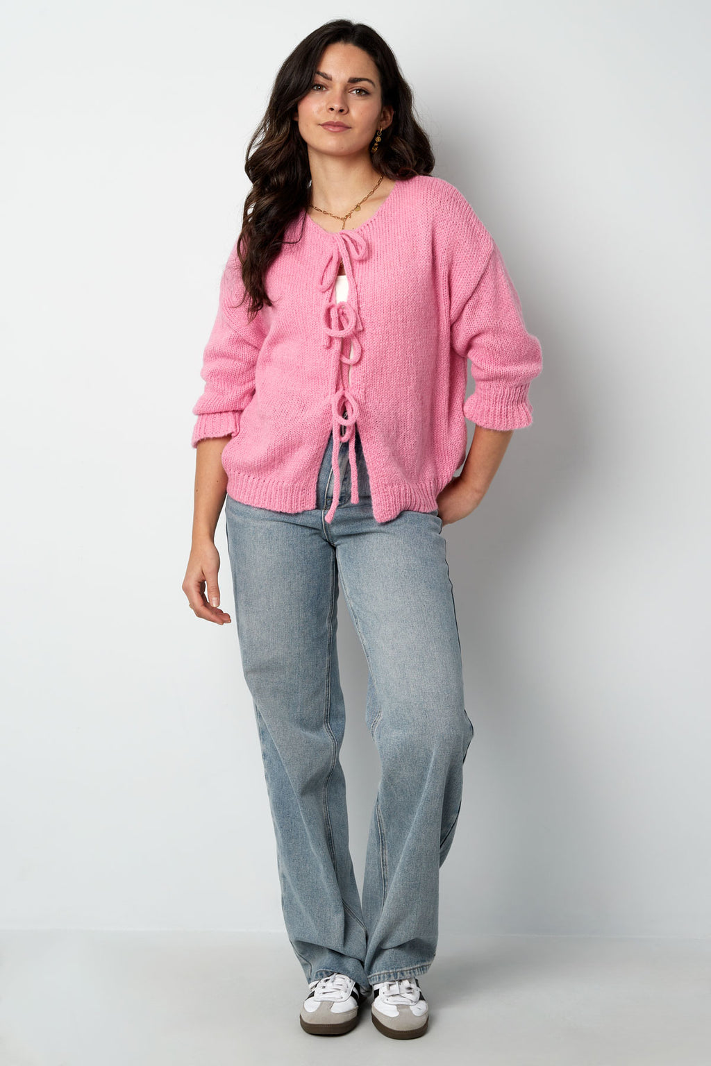 Nylon Damen Kurzarm Oberteile Oversized Mit Schnürung