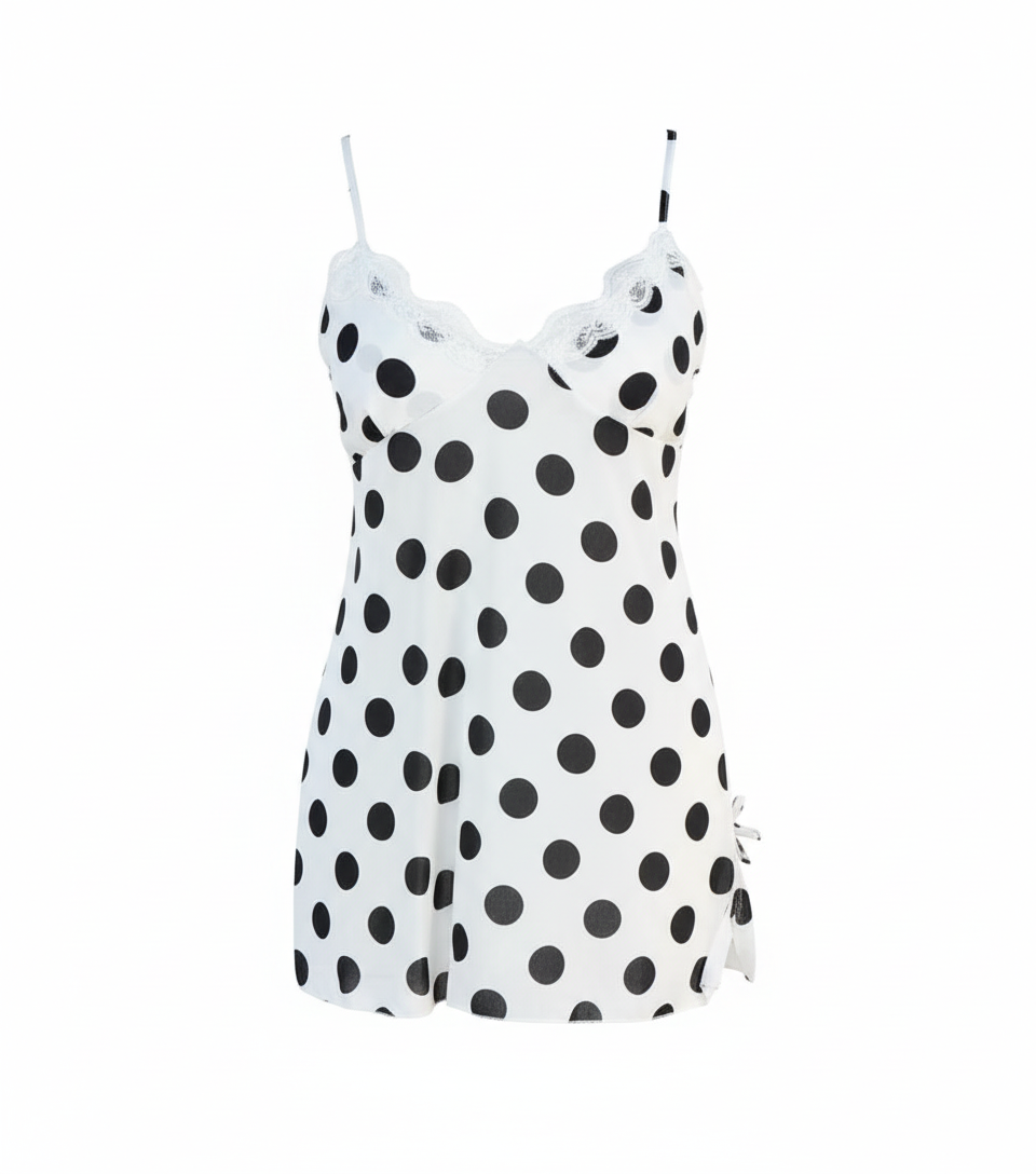 DOTS Nachthemd in weiß