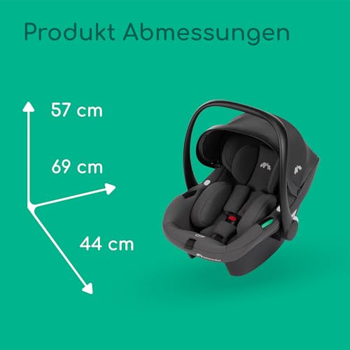 Bebeconfort Luvia Trio, Kinderwagen 3 in 1, 0–4 Jahre (0–22 kg), Baby Kinderwagen, Babyschale, Kinderwagenaufsatz, Smartes Faltsystem, Verstellbarer Schieber, Stoßdämpfung auf Rädern