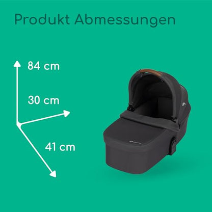 Bebeconfort Luvia Trio, Kinderwagen 3 in 1, 0–4 Jahre (0–22 kg), Baby Kinderwagen, Babyschale, Kinderwagenaufsatz, Smartes Faltsystem, Verstellbarer Schieber, Stoßdämpfung auf Rädern