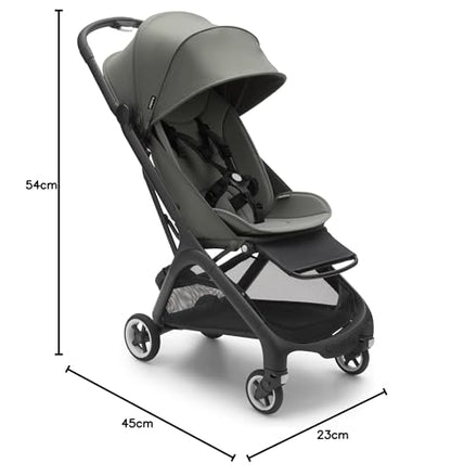 Bugaboo Butterfly ultrakompakter Reise-Kinderwagen, klein & leicht, einhändig faltbar und einfach zu lenken, ergonomischer City-Buggy für Babys ab 6 Monaten, mit viel Stauraum