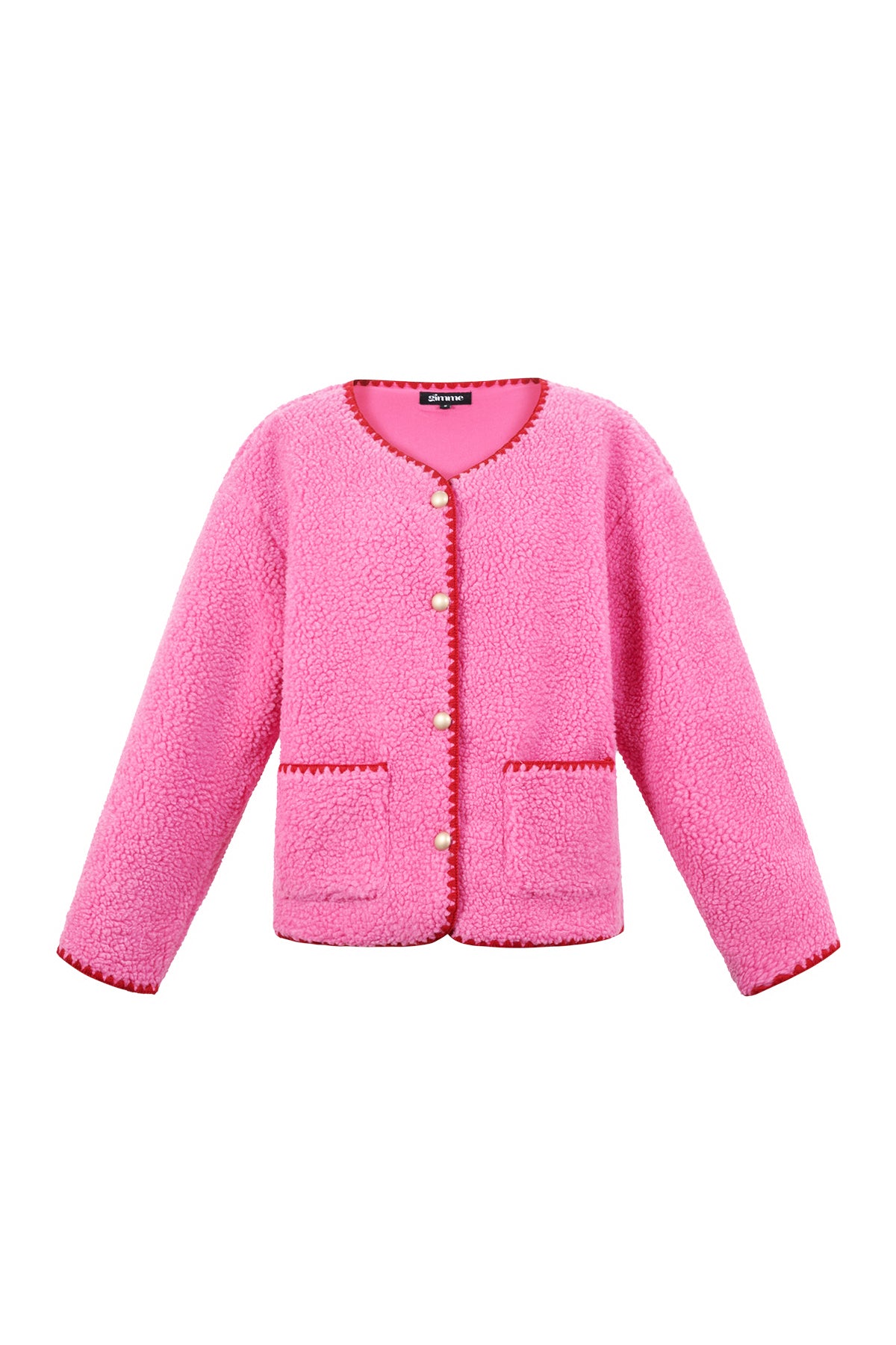 Woven Polyester Fiber Damenjacke Casual Herbst/Winter Color Clash