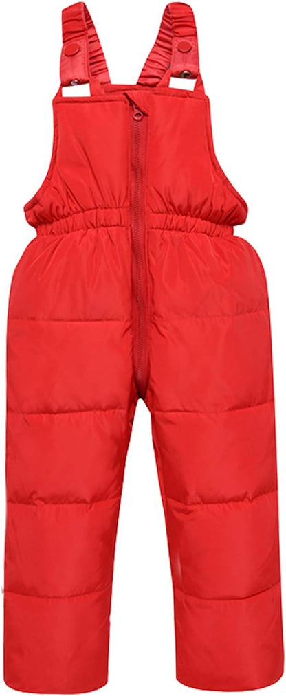 Amropi Skianzug Kinder Schneeanzug Daunenjacke mit Kapuze + Skihose 2tlg Winteranzug Set für 1-5 Jahre div. Farben