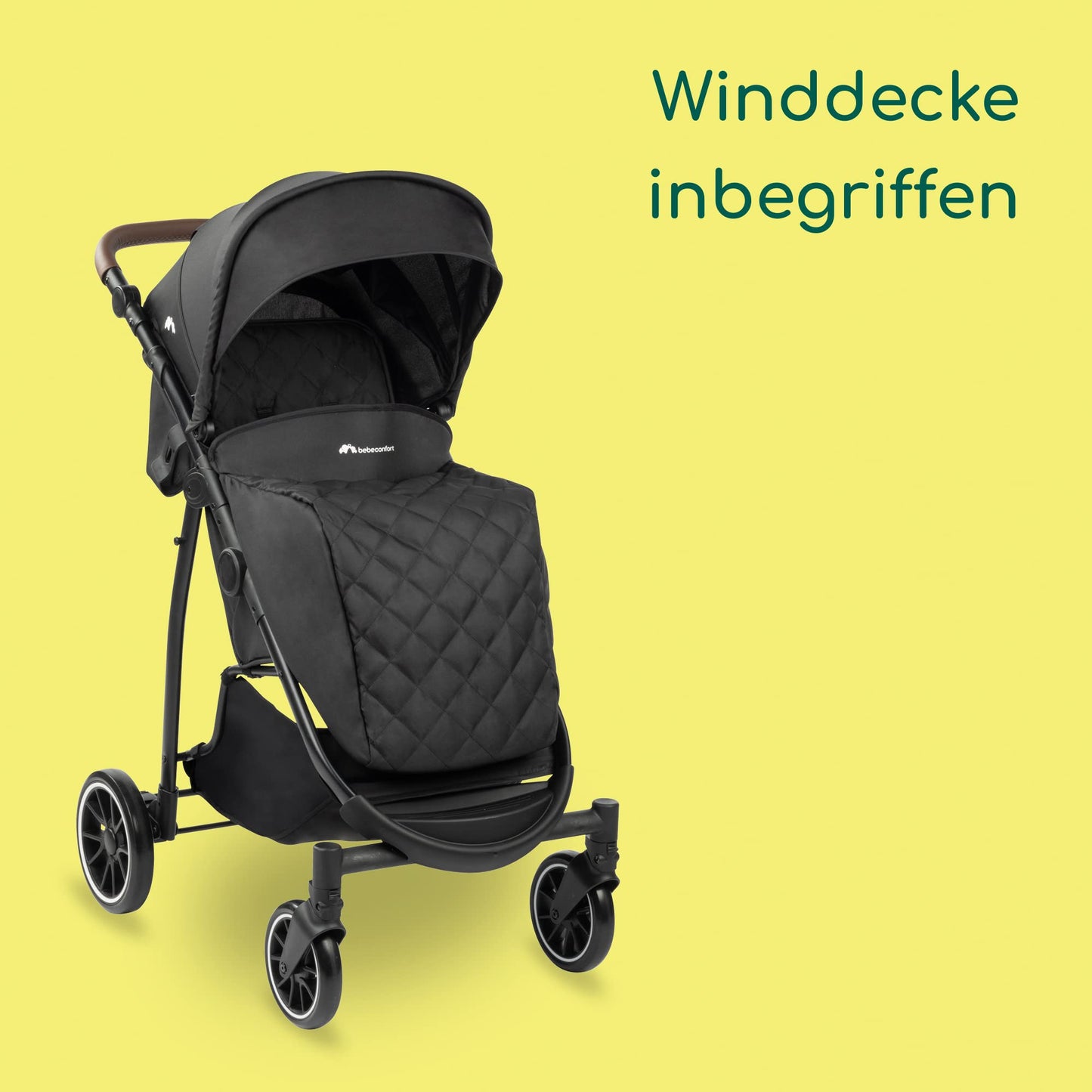 Bebeconfort Zephir, kompakter Baby Kinderwagen, 0–4 Jahre (bis zu 22 kg), leichter Reise Buggy (4,5 kg), in Kabinengröße, flacher und verstellbarer Sitz, Aufbewahrungskorb