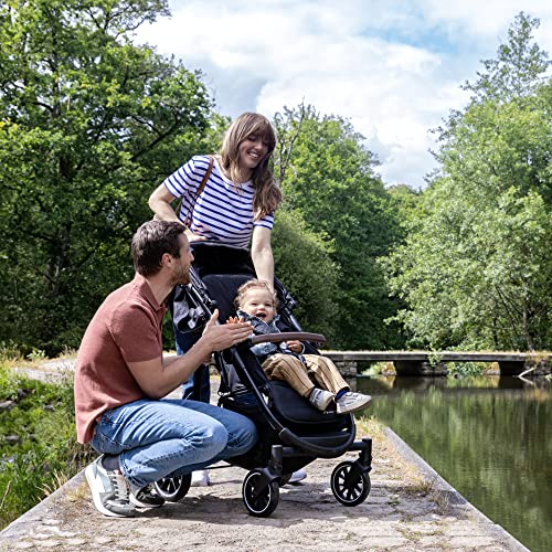 Bebeconfort Zephir, kompakter Baby Kinderwagen, 0–4 Jahre (bis zu 22 kg), leichter Reise Buggy (4,5 kg), in Kabinengröße, flacher und verstellbarer Sitz, Aufbewahrungskorb