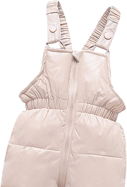 Amropi Skianzug Kinder Schneeanzug Daunenjacke mit Kapuze + Skihose 2tlg Winteranzug Set für 1-5 Jahre div. Farben