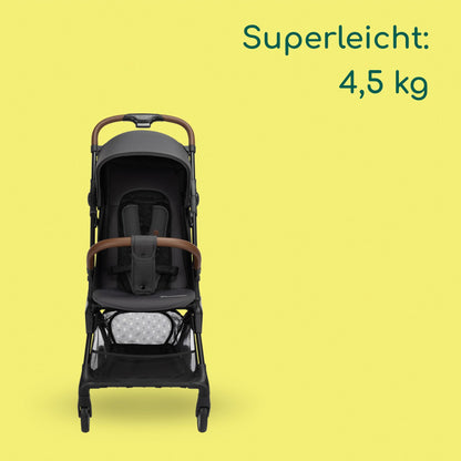 Bebeconfort Zephir, kompakter Baby Kinderwagen, 0–4 Jahre (bis zu 22 kg), leichter Reise Buggy (4,5 kg), in Kabinengröße, flacher und verstellbarer Sitz, Aufbewahrungskorb