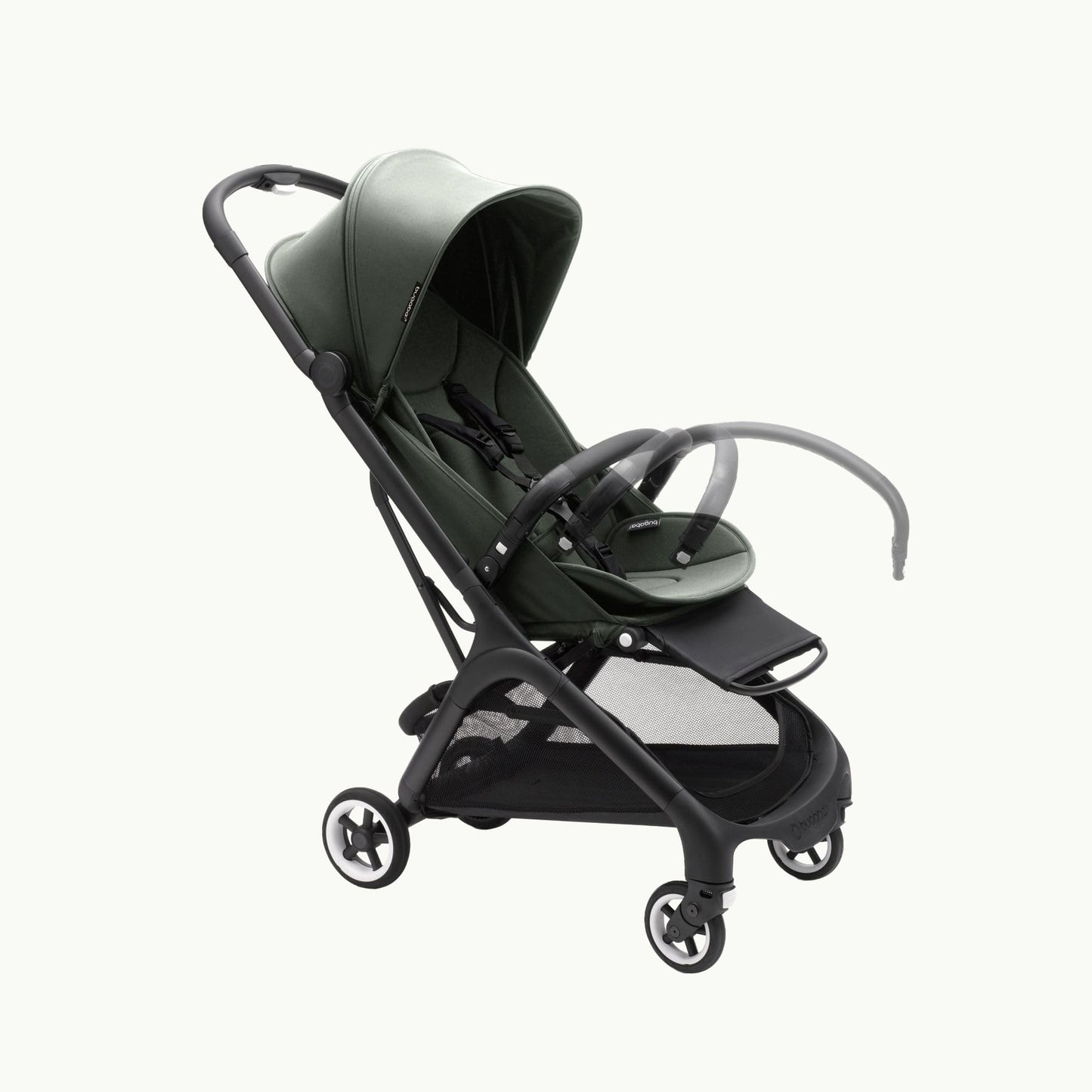 Bugaboo Butterfly ultrakompakter Reise-Kinderwagen, klein & leicht, einhändig faltbar und einfach zu lenken, ergonomischer City-Buggy für Babys ab 6 Monaten, mit viel Stauraum