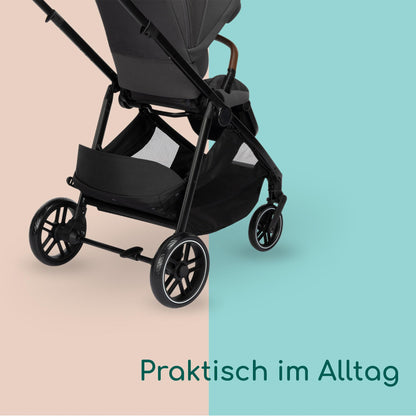 Bebeconfort Luvia Trio, Kinderwagen 3 in 1, 0–4 Jahre (0–22 kg), Baby Kinderwagen, Babyschale, Kinderwagenaufsatz, Smartes Faltsystem, Verstellbarer Schieber, Stoßdämpfung auf Rädern