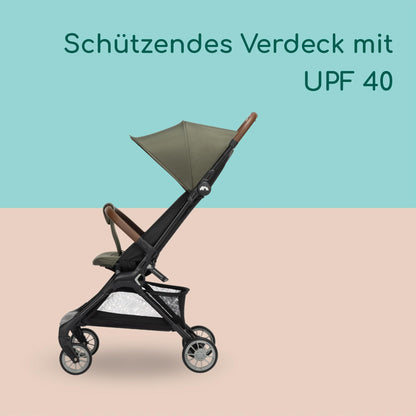 Bebeconfort Zephir, kompakter Baby Kinderwagen, 0–4 Jahre (bis zu 22 kg), leichter Reise Buggy (4,5 kg), in Kabinengröße, flacher und verstellbarer Sitz, Aufbewahrungskorb