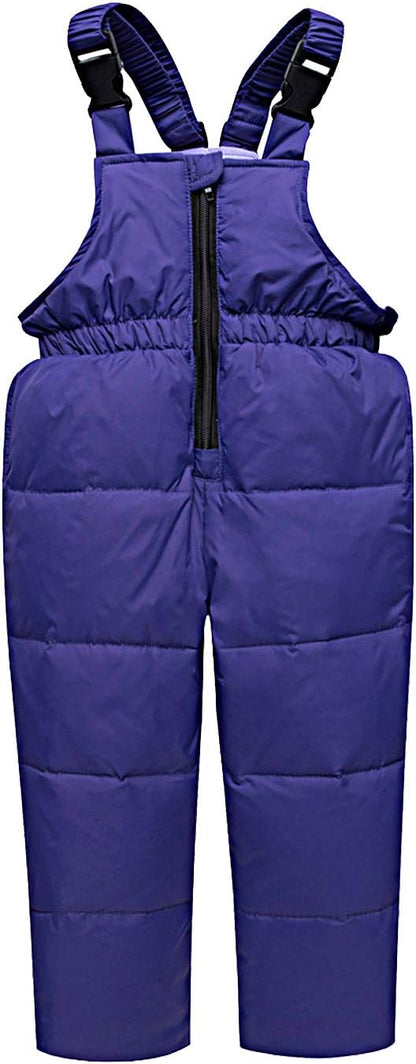Amropi Skianzug Kinder Schneeanzug Daunenjacke mit Kapuze + Skihose 2tlg Winteranzug Set für 1-5 Jahre div. Farben