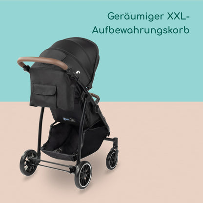 Bebeconfort Zephir, kompakter Baby Kinderwagen, 0–4 Jahre (bis zu 22 kg), leichter Reise Buggy (4,5 kg), in Kabinengröße, flacher und verstellbarer Sitz, Aufbewahrungskorb