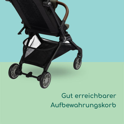 Bebeconfort Zephir, kompakter Baby Kinderwagen, 0–4 Jahre (bis zu 22 kg), leichter Reise Buggy (4,5 kg), in Kabinengröße, flacher und verstellbarer Sitz, Aufbewahrungskorb