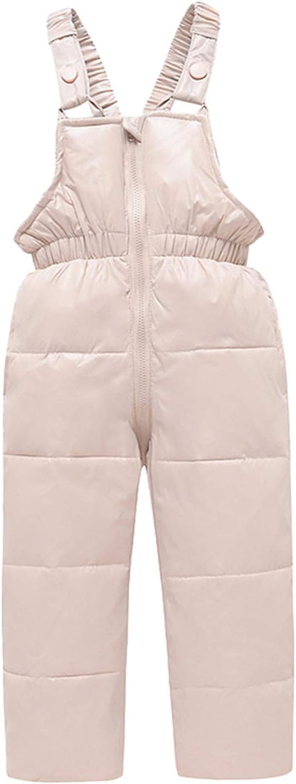 Amropi Skianzug Kinder Schneeanzug Daunenjacke mit Kapuze + Skihose 2tlg Winteranzug Set für 1-5 Jahre div. Farben