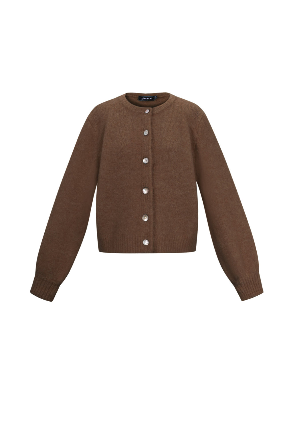 Gestrickte Polyesterfaser Damen-Cardigan Casual Einfarbig Herbst/Winter