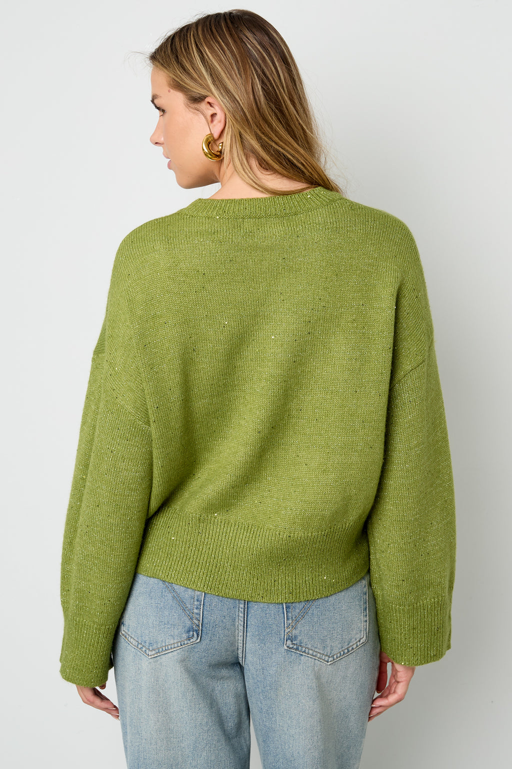 Gestrickte Polyesterfasern Damen Strickpullover Casual Einfarbig Herbst/Winter