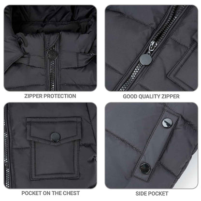 Kinder Schneeanzug mit Künstliches Fell Kaputze Verdickte Winterjacke + Skihose Daunenhose Kinderskianzug