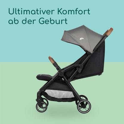 Bebeconfort Zephir, kompakter Baby Kinderwagen, 0–4 Jahre (bis zu 22 kg), leichter Reise Buggy (4,5 kg), in Kabinengröße, flacher und verstellbarer Sitz, Aufbewahrungskorb
