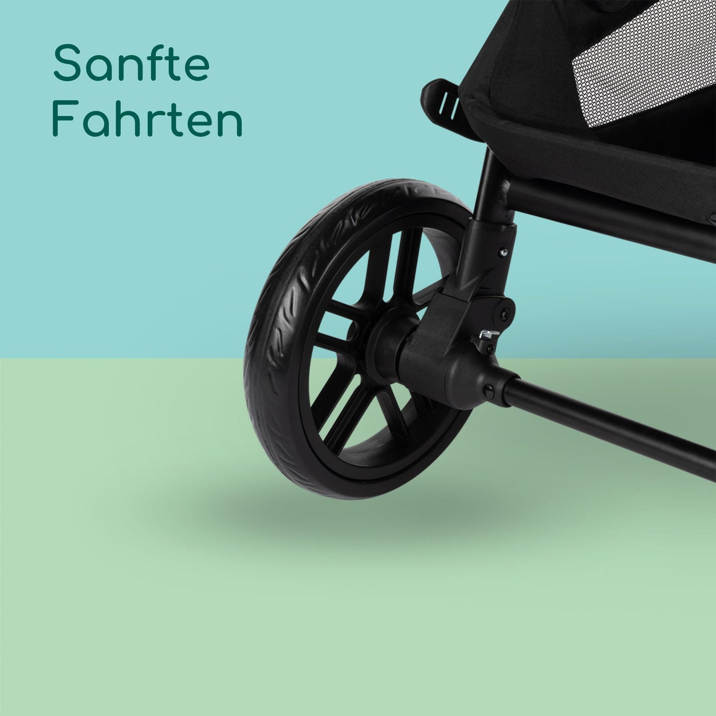 Bebeconfort Luvia Trio, Kinderwagen 3 in 1, 0–4 Jahre (0–22 kg), Baby Kinderwagen, Babyschale, Kinderwagenaufsatz, Smartes Faltsystem, Verstellbarer Schieber, Stoßdämpfung auf Rädern