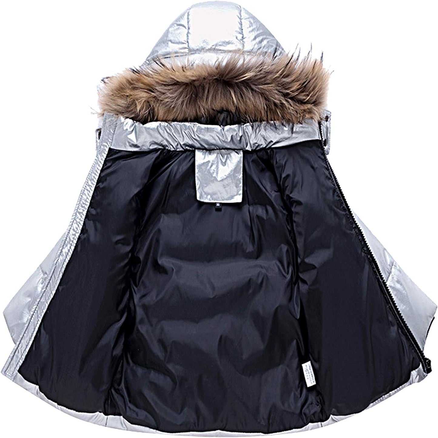 Amropi Skianzug Kinder Schneeanzug Daunenjacke mit Kapuze + Skihose 2tlg Winteranzug Set für 1-5 Jahre div. Farben