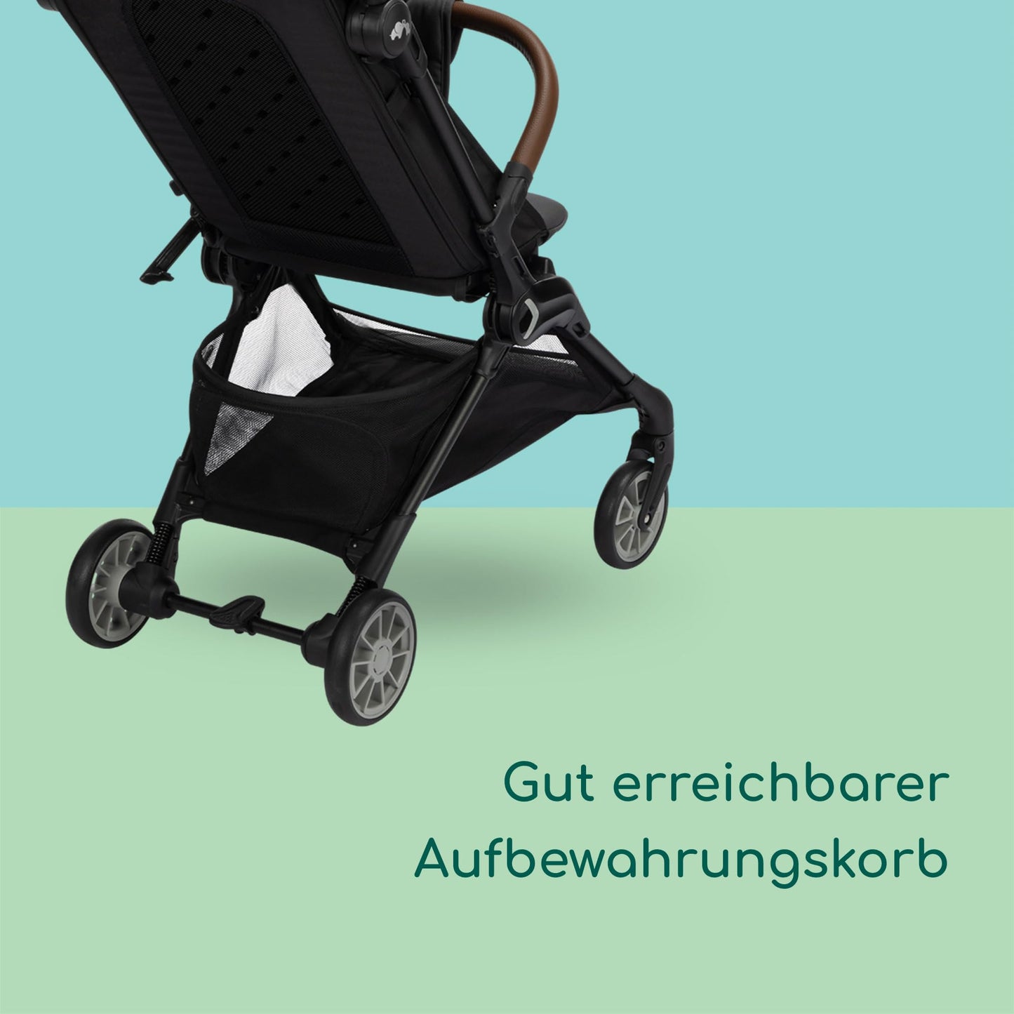 Bebeconfort Zephir, kompakter Baby Kinderwagen, 0–4 Jahre (bis zu 22 kg), leichter Reise Buggy (4,5 kg), in Kabinengröße, flacher und verstellbarer Sitz, Aufbewahrungskorb