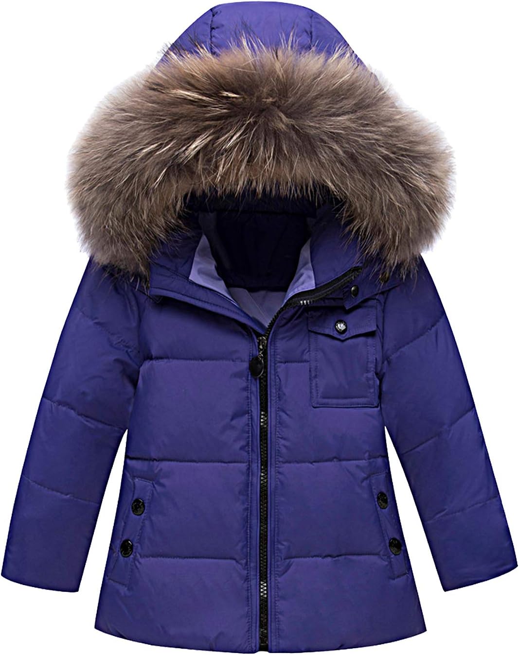 Amropi Skianzug Kinder Schneeanzug Daunenjacke mit Kapuze + Skihose 2tlg Winteranzug Set für 1-5 Jahre div. Farben