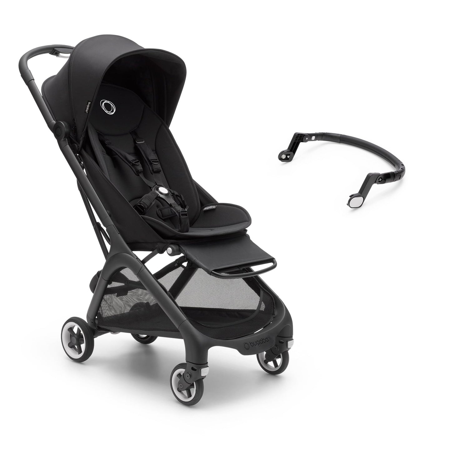 Bugaboo Butterfly ultrakompakter Reise-Kinderwagen, klein & leicht, einhändig faltbar und einfach zu lenken, ergonomischer City-Buggy für Babys ab 6 Monaten, mit viel Stauraum