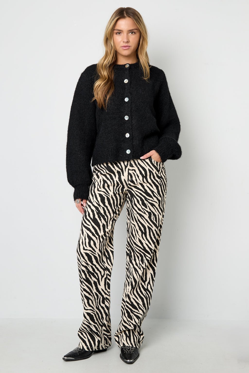 Gestrickte Polyesterfaser Damen-Cardigan Casual Einfarbig Herbst/Winter